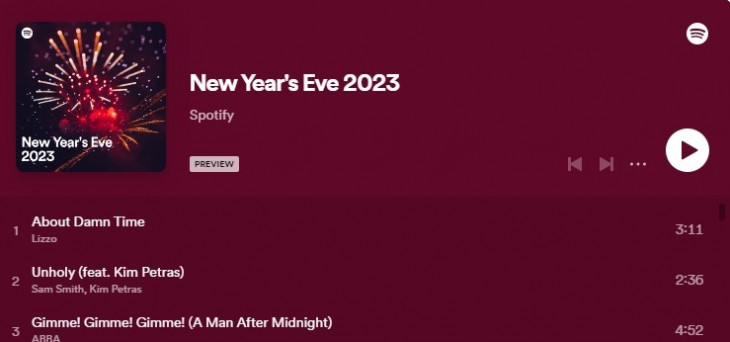 Spotify launches New Year Hub. Spotify launches New Year Hub.