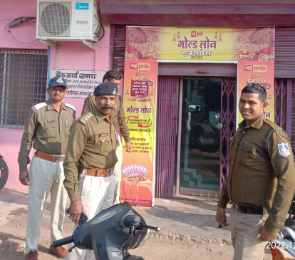 Panna Police launched intensive checking campaign in Bank ATM and Jewelery shop