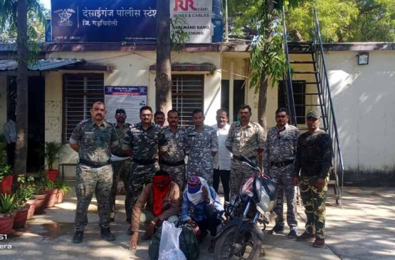 Police arrested two accused including liquor