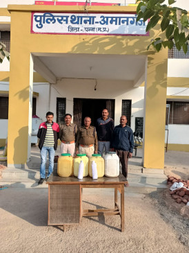 Police took action against illegal transport of liquor