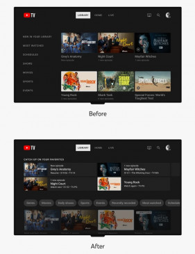 YouTube releases Live TV guide, library updates YouTube releases Live TV guide, library updates