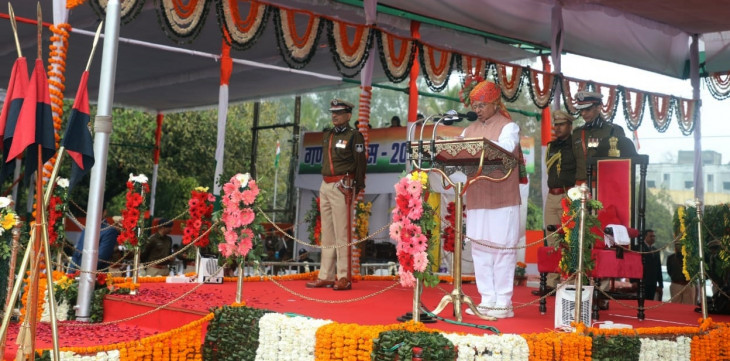 The Governor and the Chief Minister hoisted the tricolor