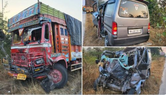 रायगढ़ के रेपोली में आज सुबह एक ट्रक और कार में जोरदार भिड़ंत, बच्ची समेत 9 लोगों की मौत