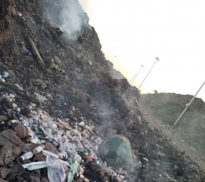Actual status of Sukli compost depot placed before the Supreme Court through photographs