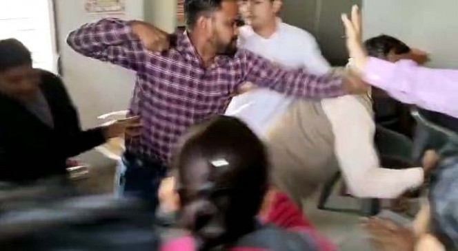Angry parents beat up nursing college personnel