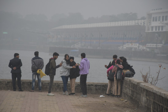 Cold chill in orange city, coldest day of this season