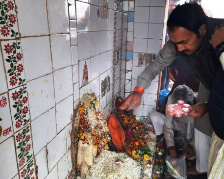 Junk was being sold by the principal, when the media personnel arrived, it was put back inside