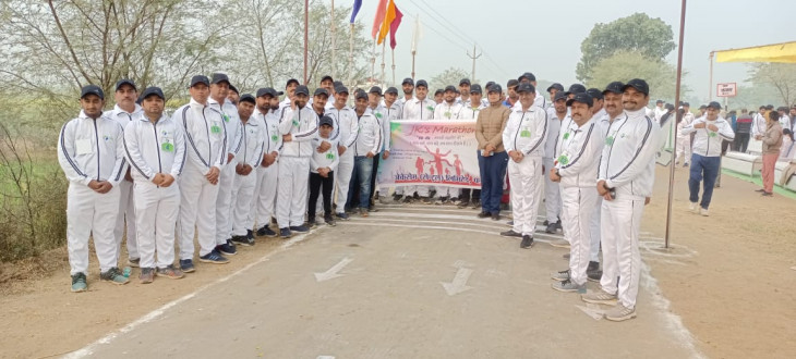 Marathon race organized by JK Cement Plant