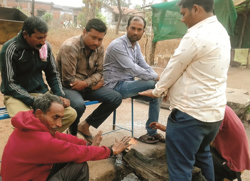 Mercury dropped in Bhandara, partial relief from cold in Gondia