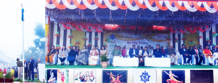 Republic Day celebrated in Diamond Mining Project