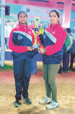 Silver medal to Avhani Jadhav in National Tennis Volleyball Competition