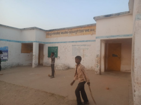 The group operating the mid-day meal did not get food grains for eight months