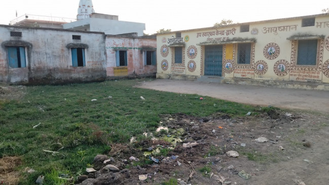 The kingdom of filth in ward number 7 of Dwari village