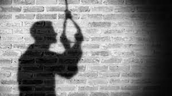 Unknown person committed suicide by hanging