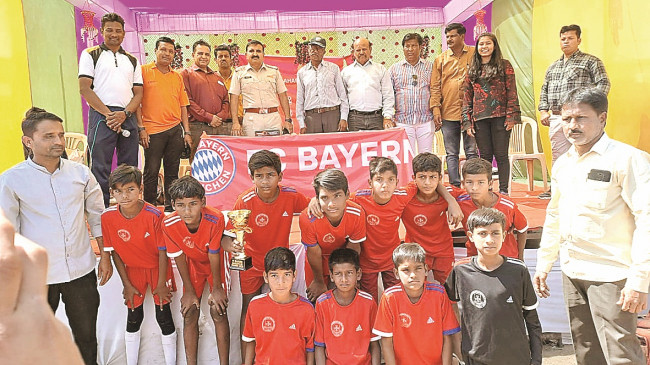 Akola team winner in departmental football competition