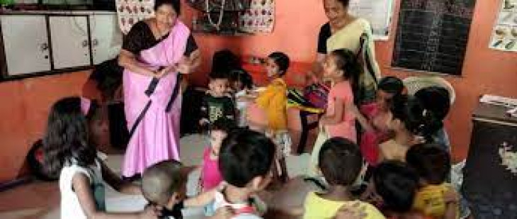 Anganwadi workers on hunger strike since 20