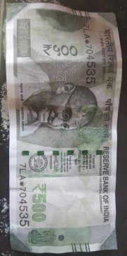 Fake note of Rs 500 found in Morshi