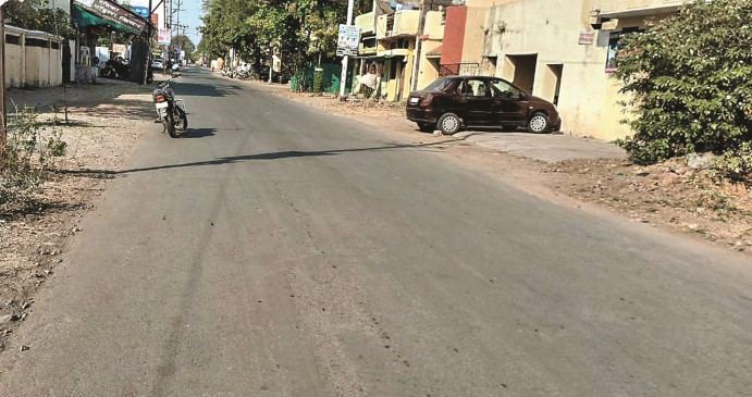 Now a new cement road will be constructed at a cost of 1.25 crores