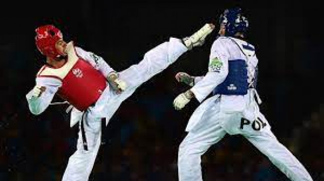 Saleksa girl students won silver and bronze medals in state level taekwondo competition