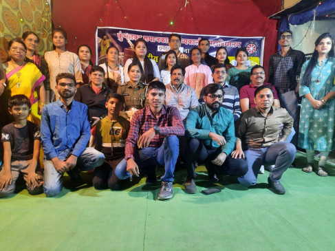 Students were felicitated at the end of the camp