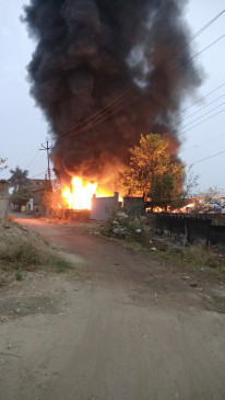Fire in Uppalwadi plastic factory