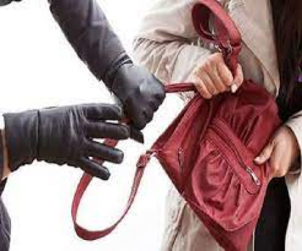 The absconding accused after snatching the bag is out of reach of the police