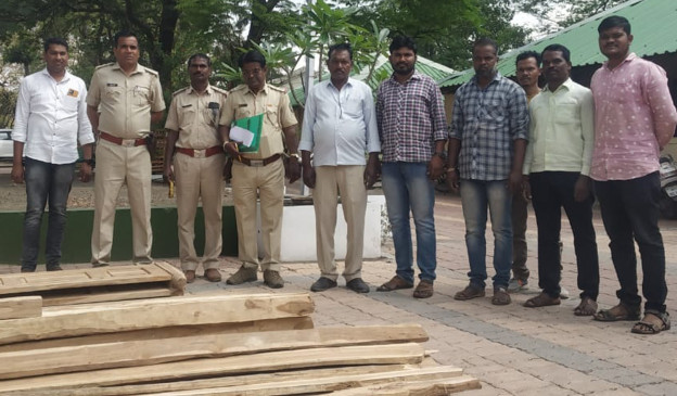 The forest department raided the house and seized the sugarcane worth lakhs