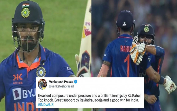 पहले वनडे में राहुल की पारी देख वेंकटेश प्रसाद ने की तारीफ, ट्वीट हुआ वायरल तो यूजर्स ने लिए मजे